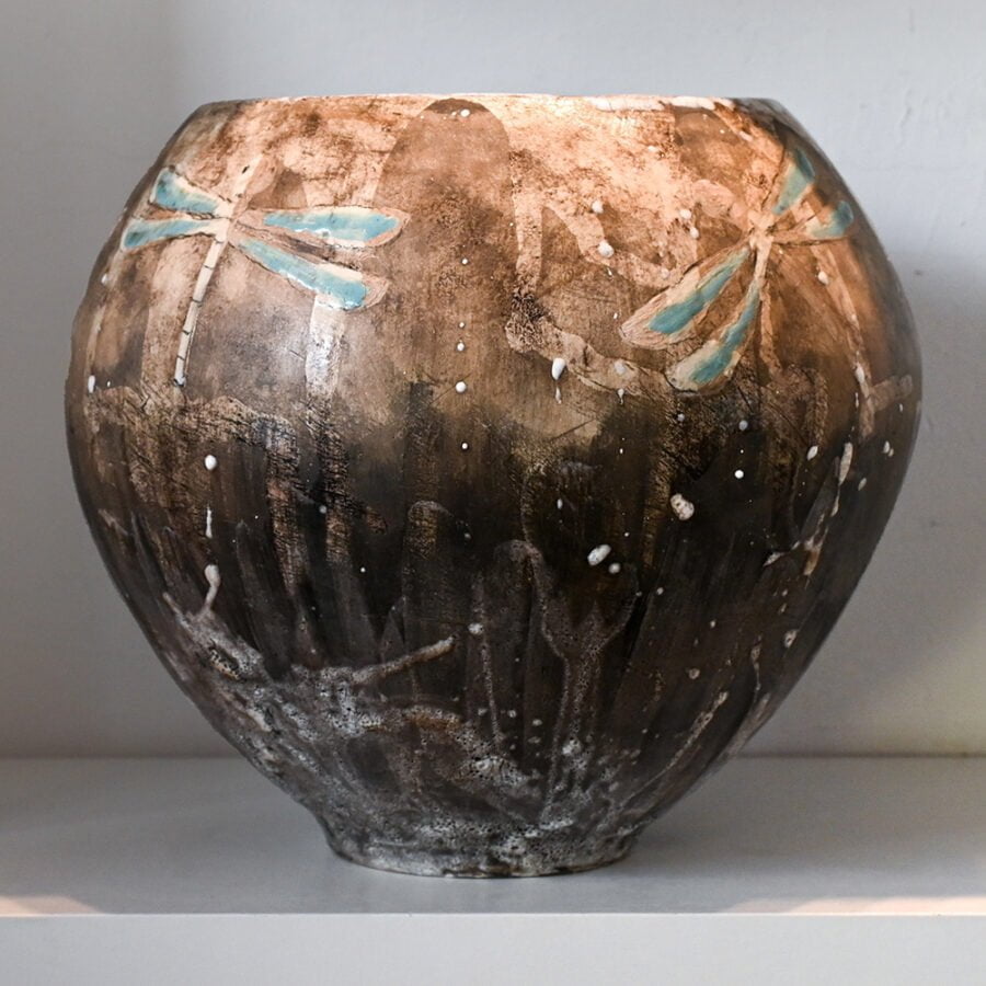Vase rond de la collection «Libellules»